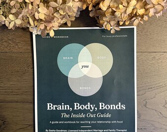 Emotional Eating Workbook by a Therapist, Mindful Food and Mood Guide for Busy Professionals, Stress Relief Printable PDF
