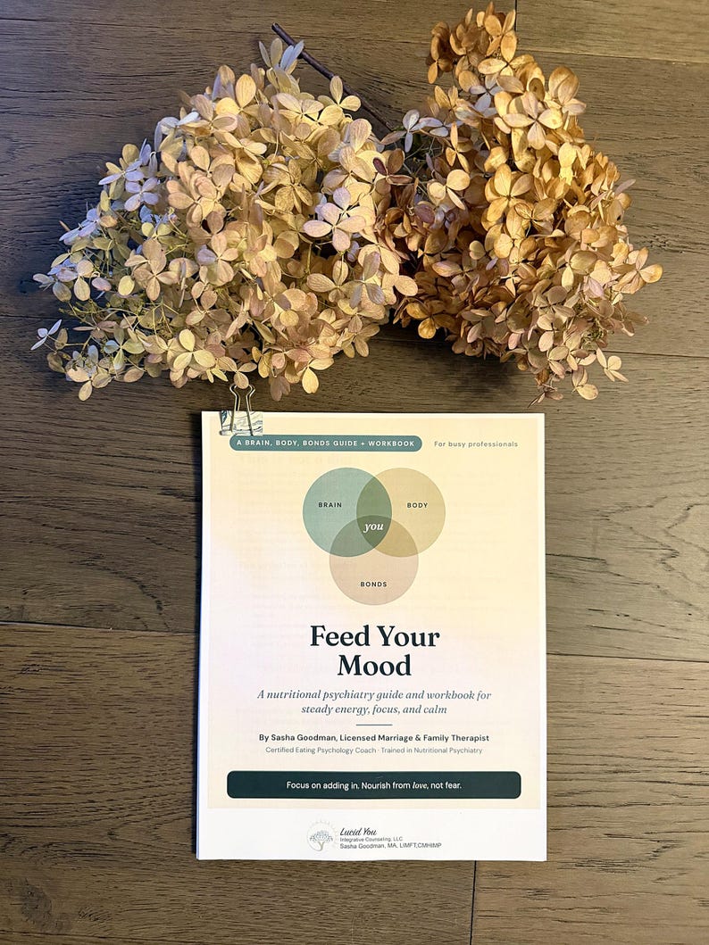 Feed Your Mood nutritional psychiatry guide and workbook