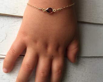 birthstone baby bracelet
