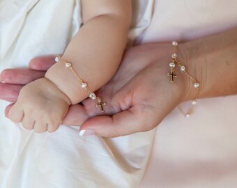 mum and baby matching bracelets