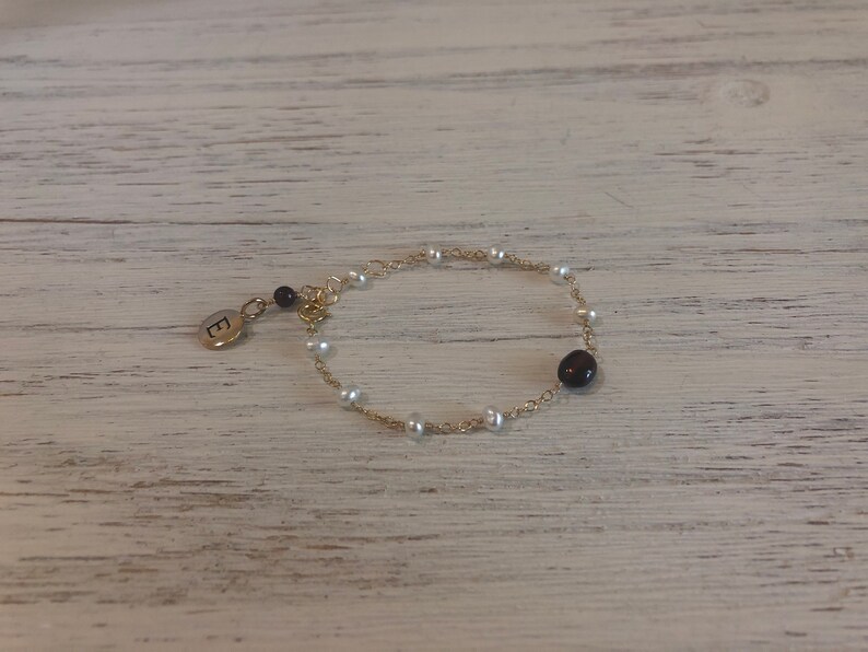 Baby birthstone bracelettoddler braceletbirthstone bracelet Etsy