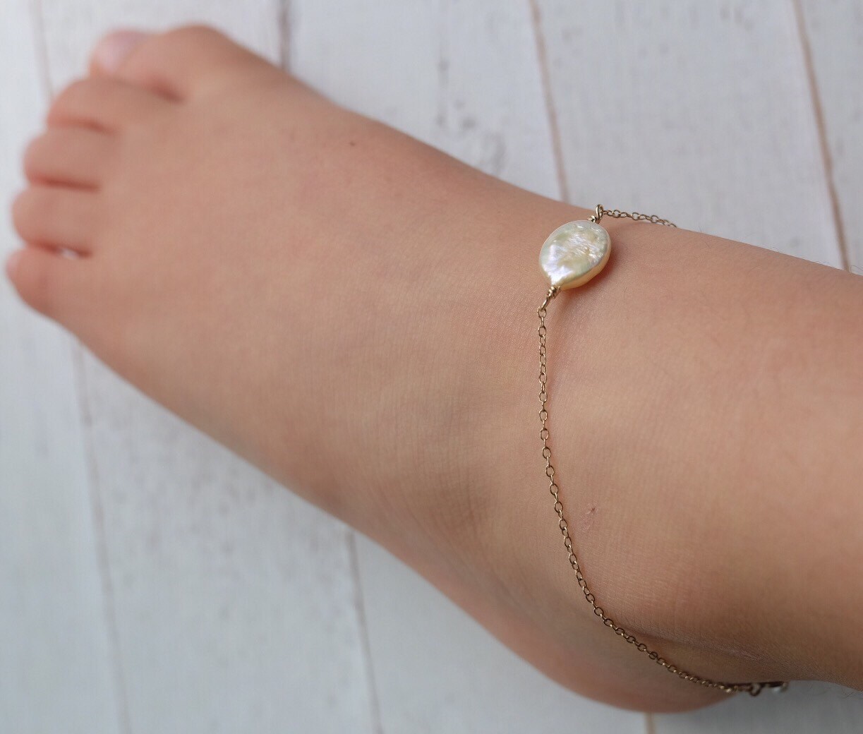 Baby ankle braceletbaby ankletchild braceletbaby shower Etsy
