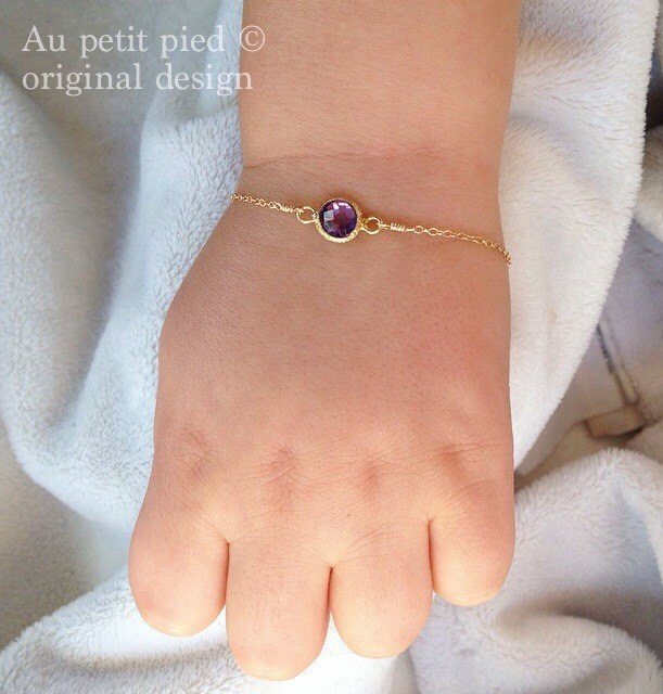 Amethyst baby best sale bracelet