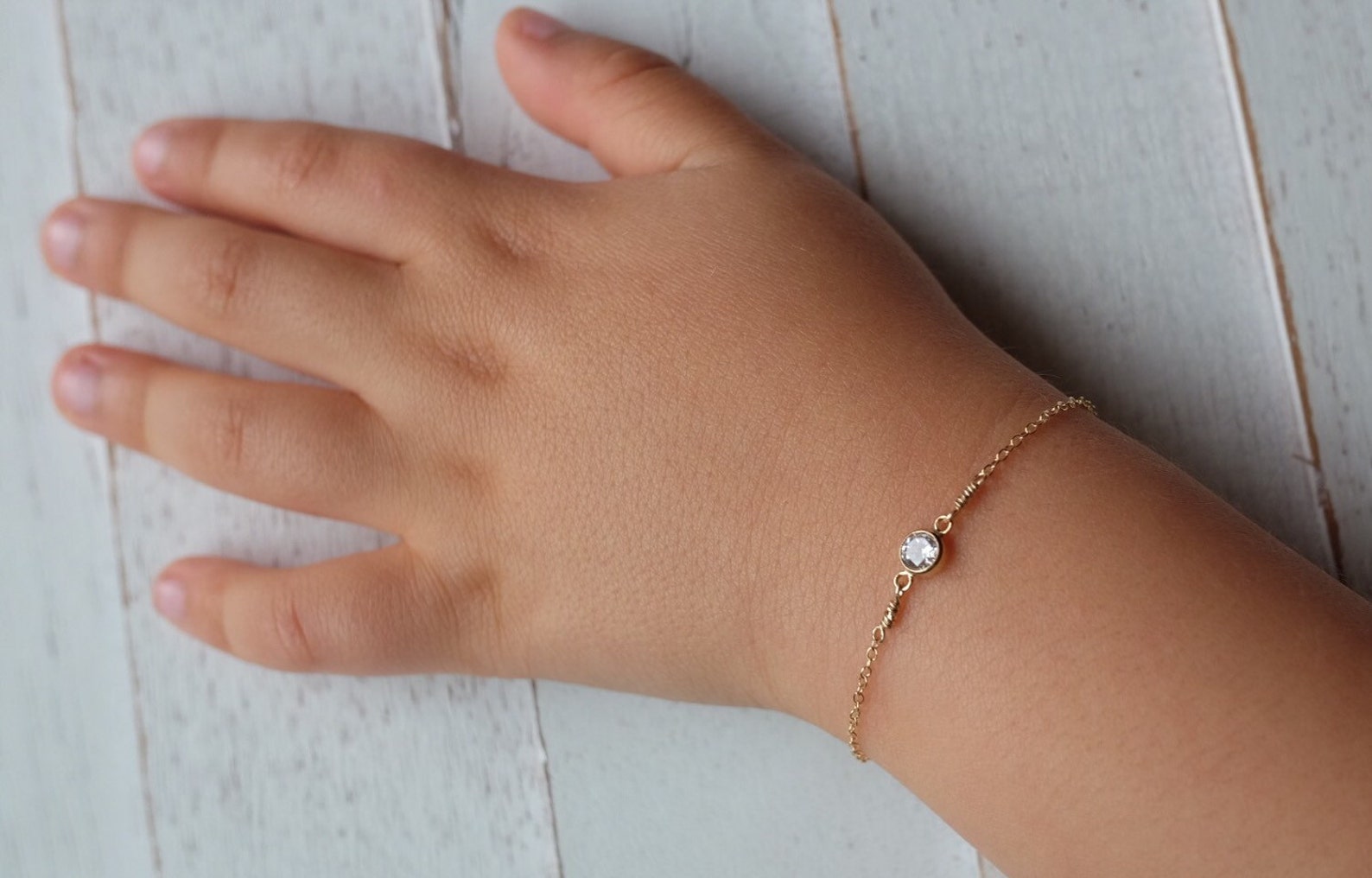 Baby Braceletbirthstone Braceletbaby Girl Giftnewborn Bracelet baby