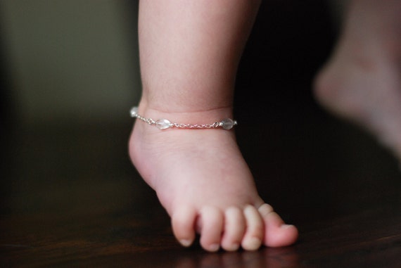 Baby Ankle Bracelet baby Girl Jewelry Baby Jewelry baby Bracelet newborn Bracelet baby Girl Baptism Gift girl Gift toddler Gift Etsy UK