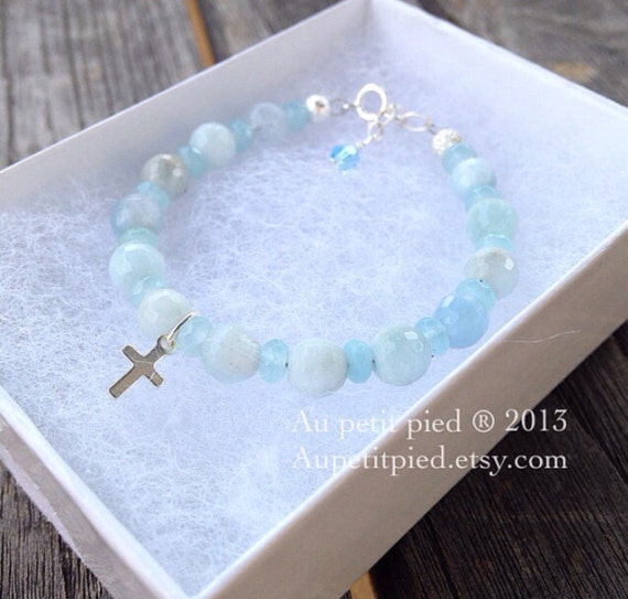 Baptism Bracelet christening Bracelet baby Boy Baptism Gift baby