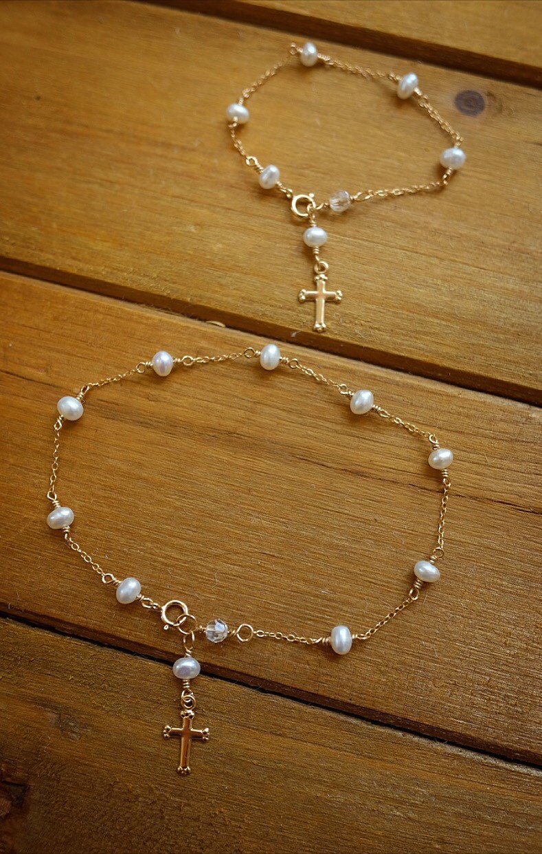 Infant cross bracelet Clearance