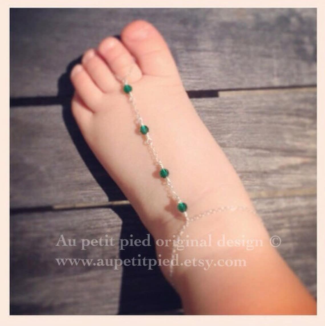 Baby Barefoot Sandalsbaby Foot Jewelrybaby Jewelrybaby Girl Etsy