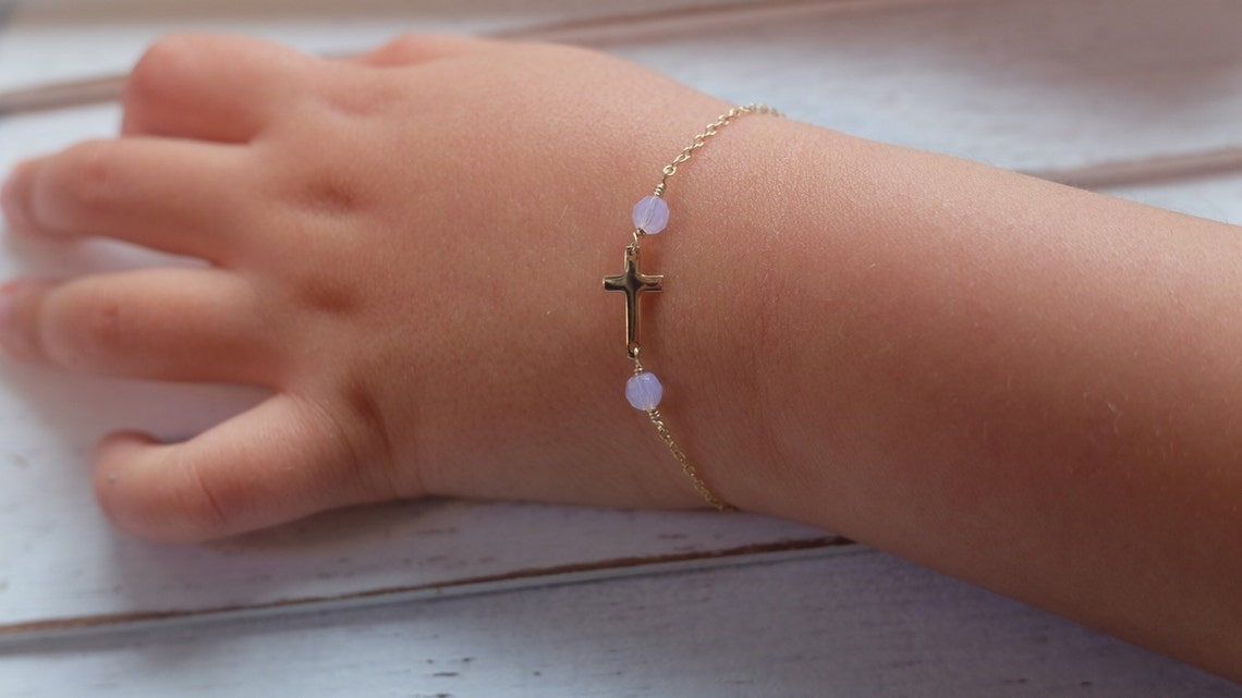 Baby baptism bracelet Outlet