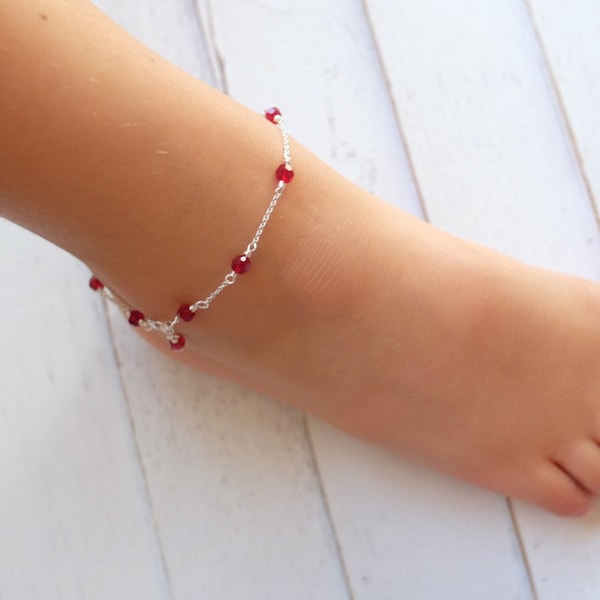 Birthstone Child Bracelet Etsy