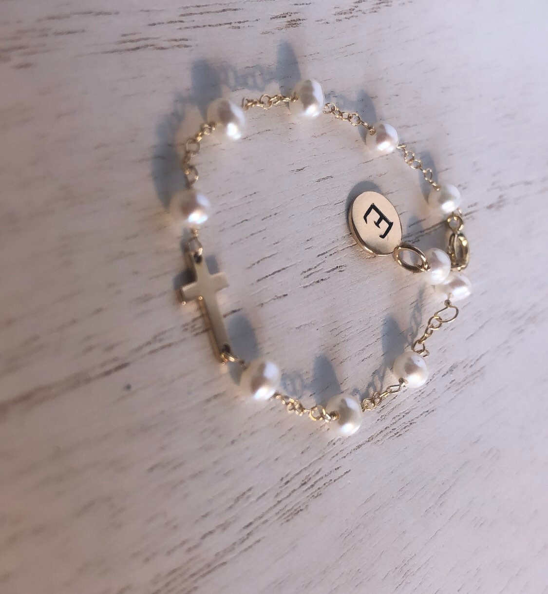 Personalized baby girl jewelryinfant initial braceletbaby Etsy