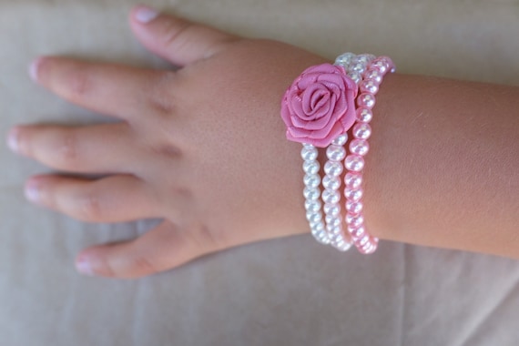 Baby bracelet set,girl bracelets,baby girl gift,photo props,newborn  bracelet-beaded baby bracelets-girl bracelets-toddler bracelet-girls