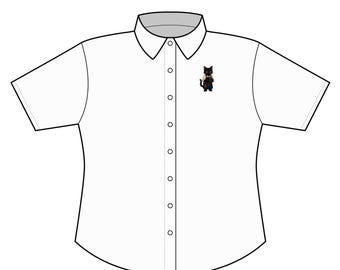 Effen T-shirt met korte mouwen