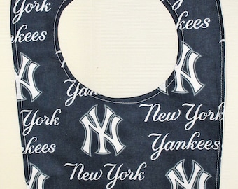 MLB New York Yankees baby bib waterproof lining