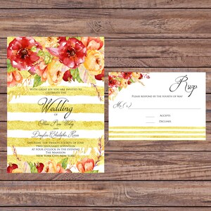 Goldene Hochzeit, druckbare Einladung, Hochzeitseinladung, digitaler Download, druckbare Gold Einladung, bedruckbare Download, druckbare Karten