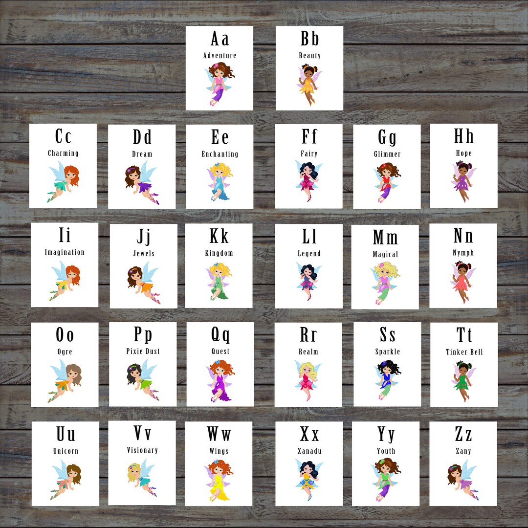 Preschool Learning Flash Cards, Printable Alphabet Cards, Montessori ...