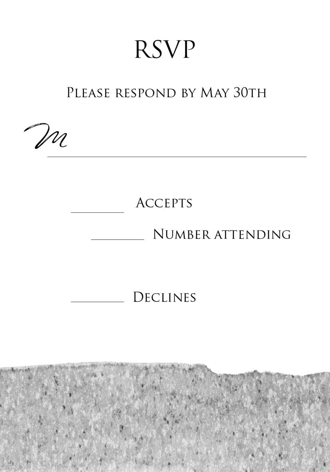 Wedding Invitation Printable Invitation Digital Download Etsy