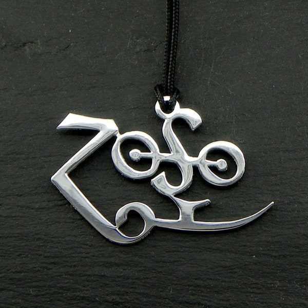 ZOSO pendant in Sterling silver 925 - made in italy