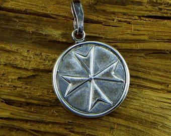 CrossTemplar - Malta cross - Sterling Silver - made in Italy