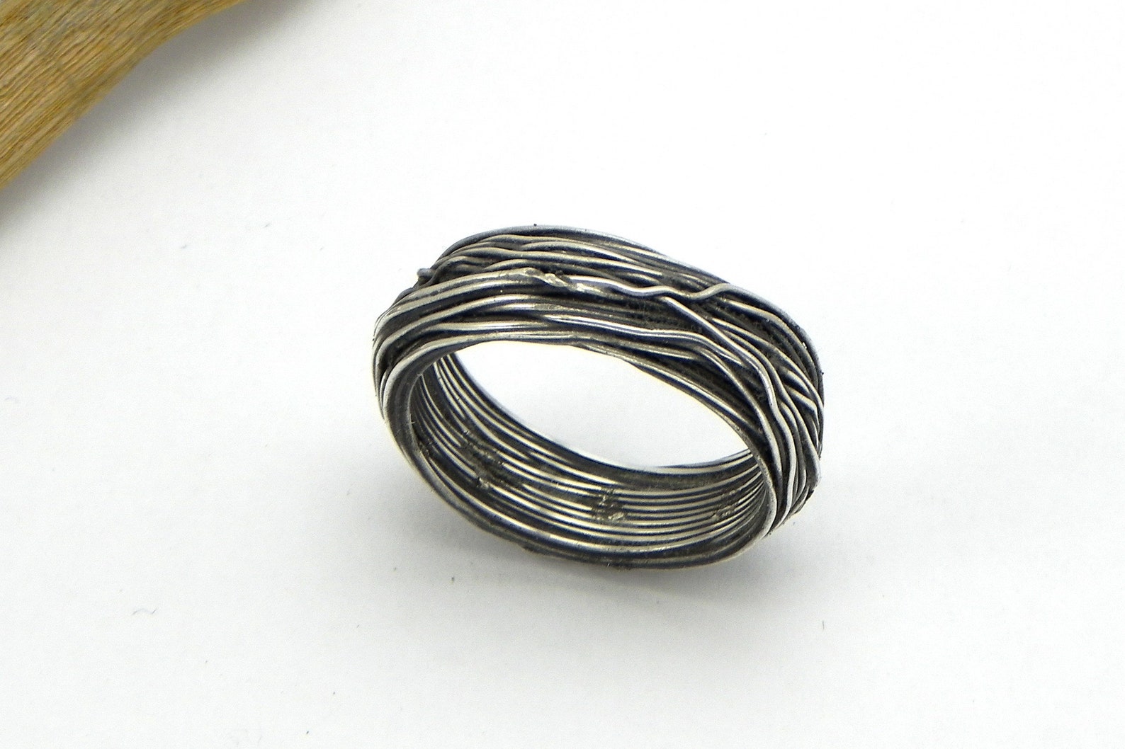Straw Ring STRAW Ring in Silver - Etsy