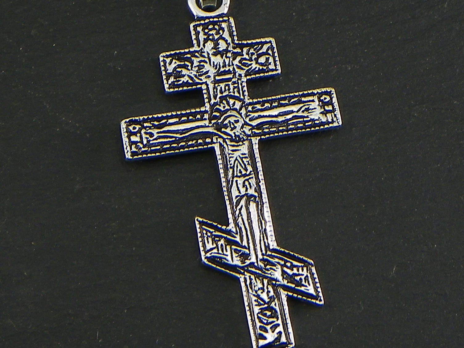 ORTHODOX CROSS Pendant Sterling Silver 