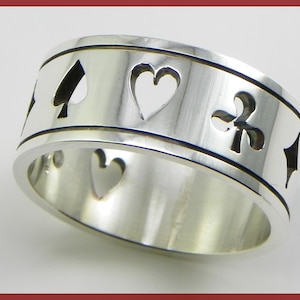 Pocker Ring in Silver 925 - made in italy