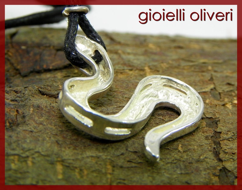 Snake pendant 925 silver image 4