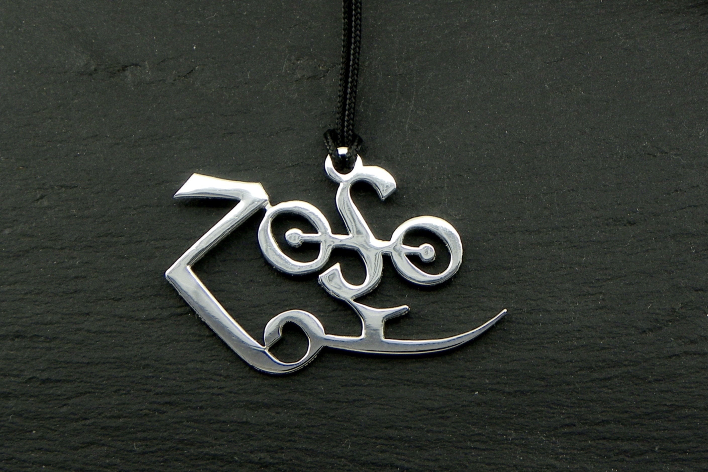 ZOSO Pendant in Sterling Silver 925 - Made in Italy - Etsy