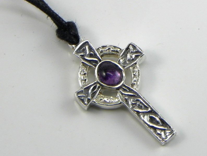 Celtic Cross pendant 925 silver made in italy