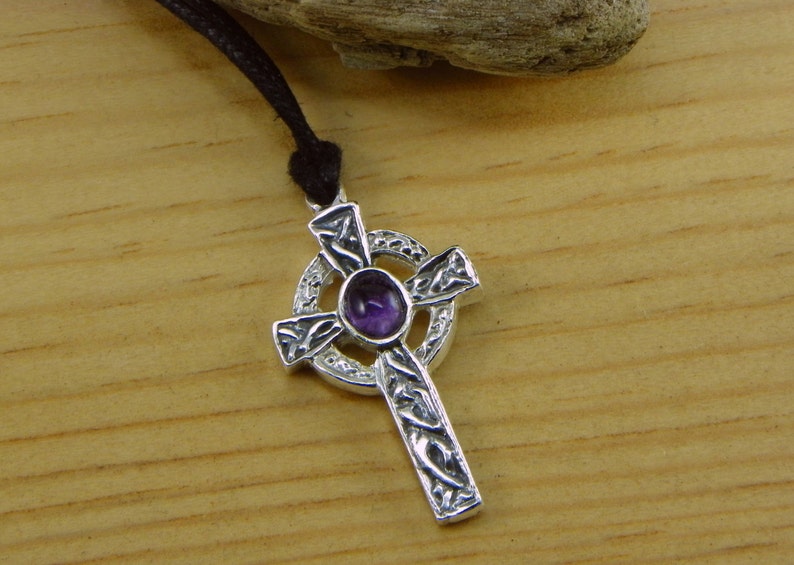 Celtic Cross pendant 925 silver made in italy
