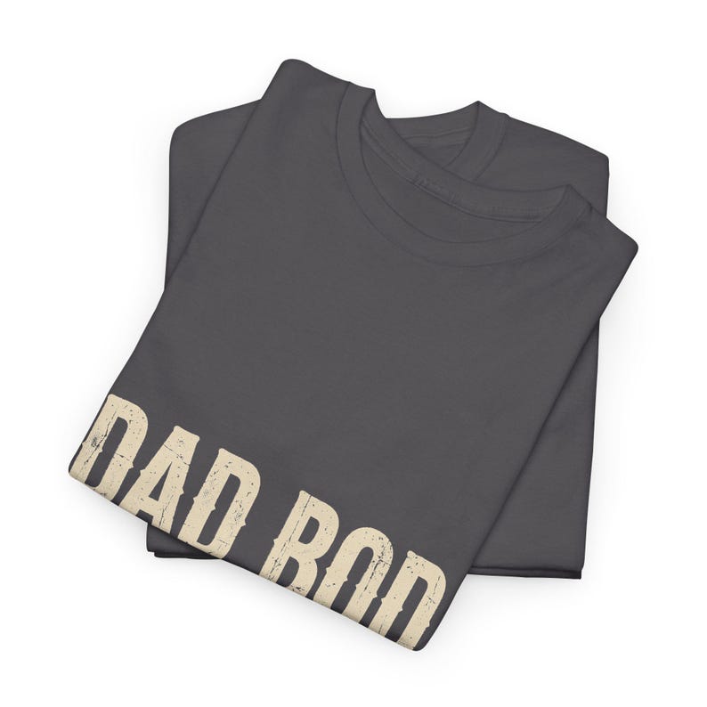 Dad Bod Shirt Built By Boys, Funny Dad Shirt for Fathers Day, Blue Collar Dad Gift Tee image 11