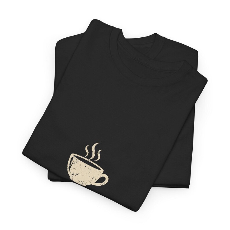 Coffee Shirt Coffee First People Later, Funny Coffee Lover Gift Tee, Blue Collar Humor Shirt image 7