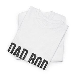 Dad Bod Shirt Built By Boys, Funny Dad Shirt for Fathers Day, Blue Collar Dad Gift Tee image 3