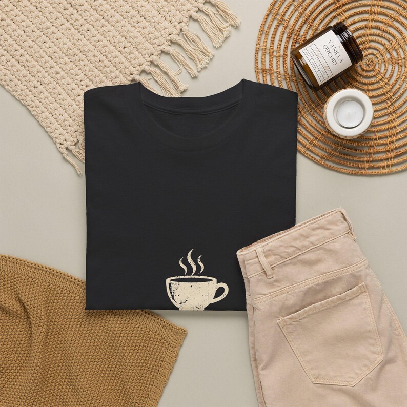 Coffee Shirt Coffee First People Later, Funny Coffee Lover Gift Tee, Blue Collar Humor Shirt image 8