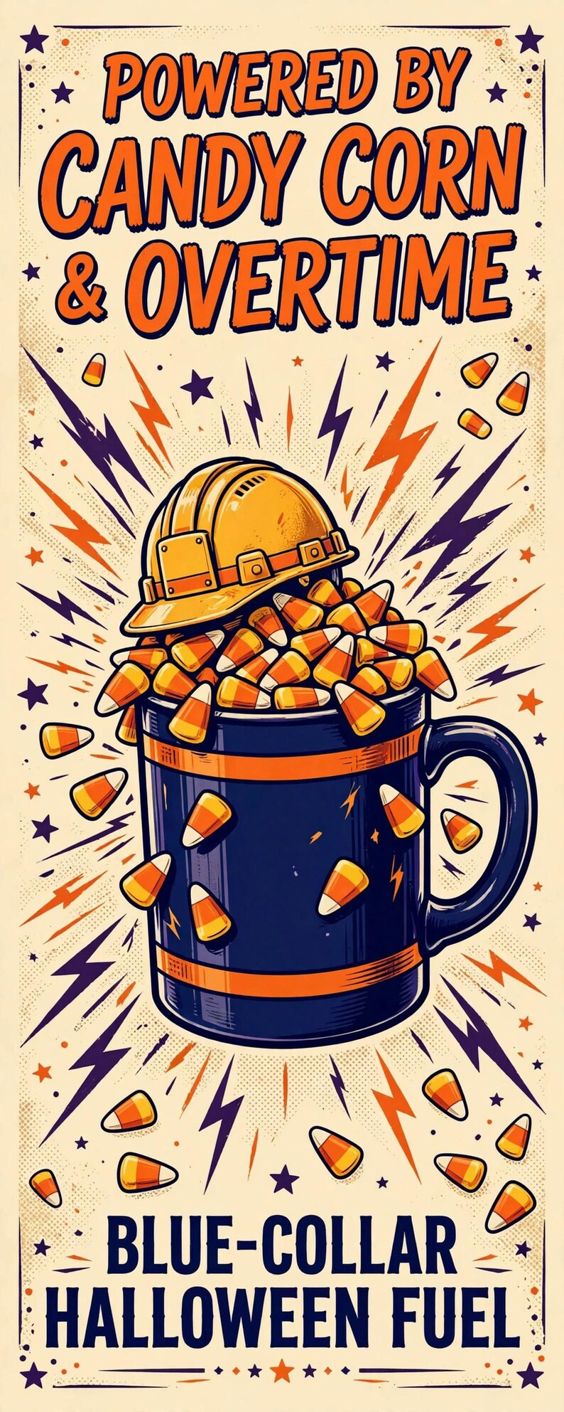 Láminas decorativas de Halloween para pared, divertida decoración de Halloween para trabajadores, juego de 10 láminas imprimibles espeluznantes para turno de noche, descarga de 8x10 imagen 6