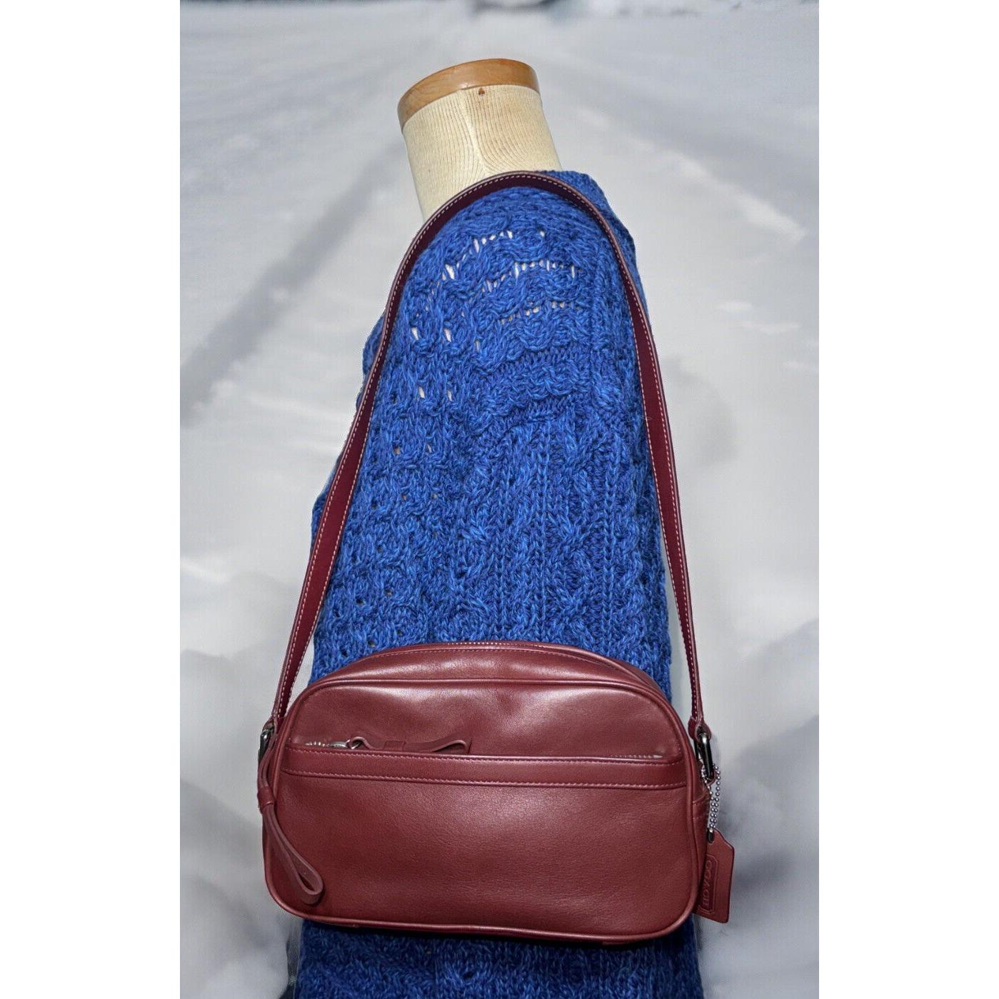 Burgundy Coach Bag - Etsy