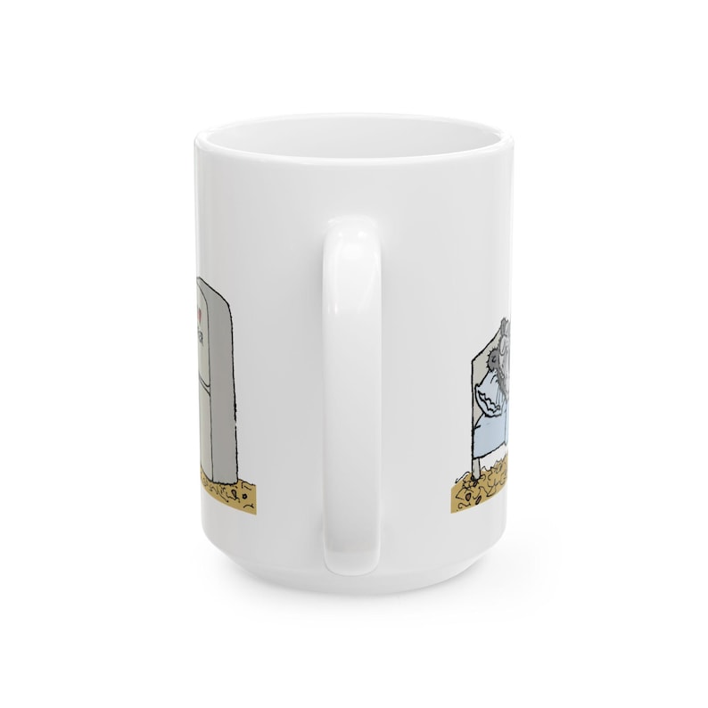 Python Programmer Mug,Funny Developer Gift,Error 404 Sleep Not Found Coffee Cup,Hand-drawn Hamster Snurka Ceramic Mug,Coding Humor Present imagen 13