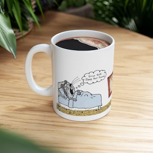 Python Programmer Mug,Funny Developer Gift,Error 404 Sleep Not Found Coffee Cup,Hand-drawn Hamster Snurka Ceramic Mug,Coding Humor Present imagen 17