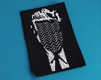 Toppa ricamata o toppa adesiva di David Lynch - ricamo, toppe, stirare, cucire, adesivo, adesivo ricamato, supporto adesivo