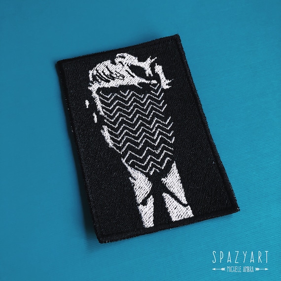 David Lynch Embroidered Patch or Sticker Patch - embroidery, patches, iron on, sew on, sticker, embroidered sticker, sticker backing