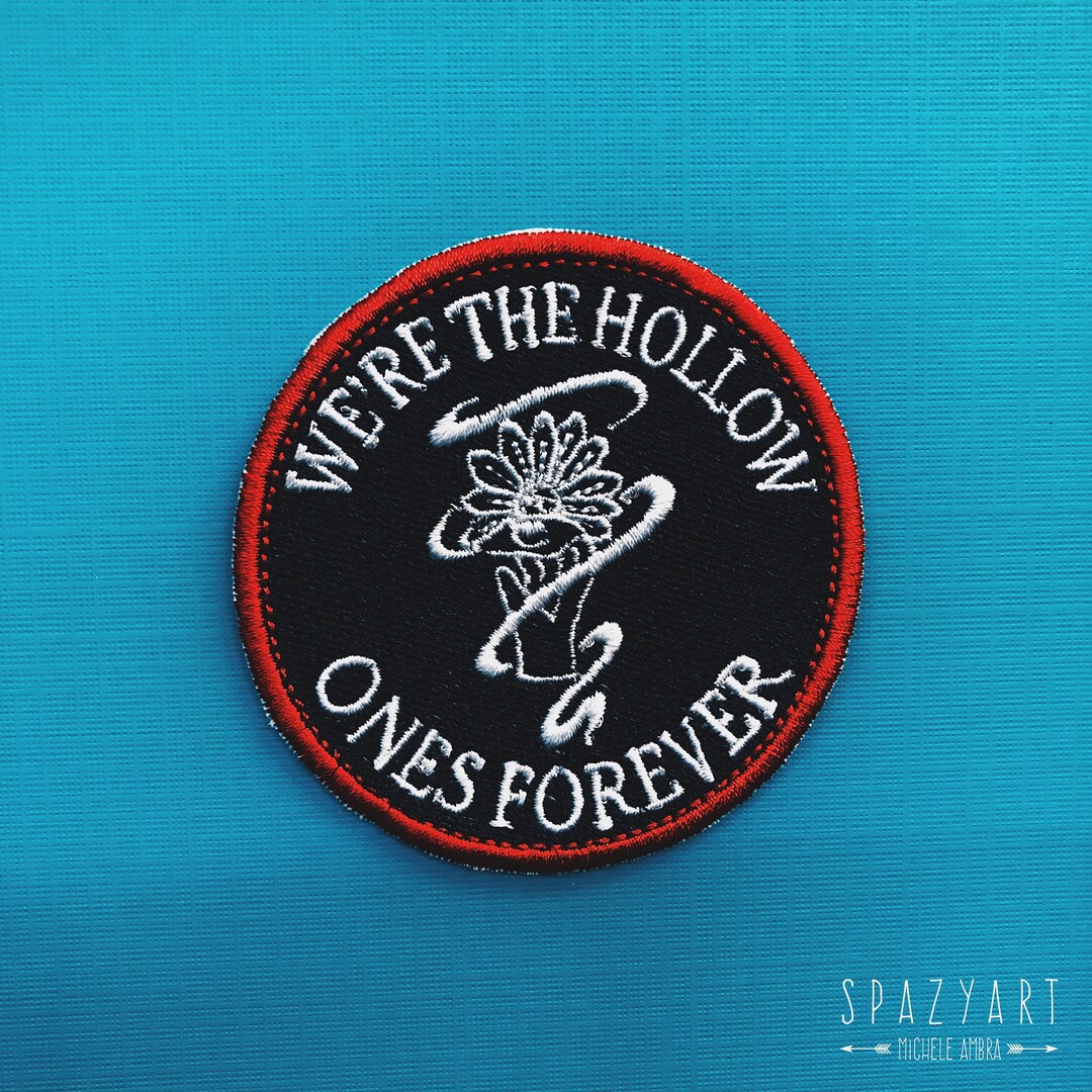 Hollow Ones Embroidered Patch or Sticker Patch Embroidery Etsy
