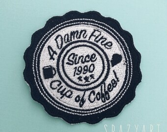 Patch brodé ou patch autocollant sacrément fin - broderie, autocollant brodé, patchs, thermocollant, couture, autocollant