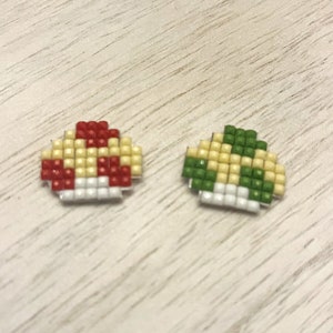 Video Game Themed Mushroom Magnet Set