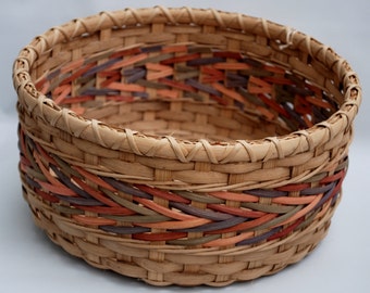 Round Arrow Weave Handmade Basket for Fall