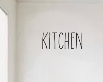 Kitchen Wall Decal, House Decal, Kitchen Decal, Wall Decal, Vinyl Decal, Vinyl Lettering, Dining Room Sticker, Vinyl Lettering