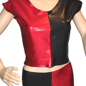 Harlequin Costume, Red/Black Costume, Harley Costume, Quinn Costume