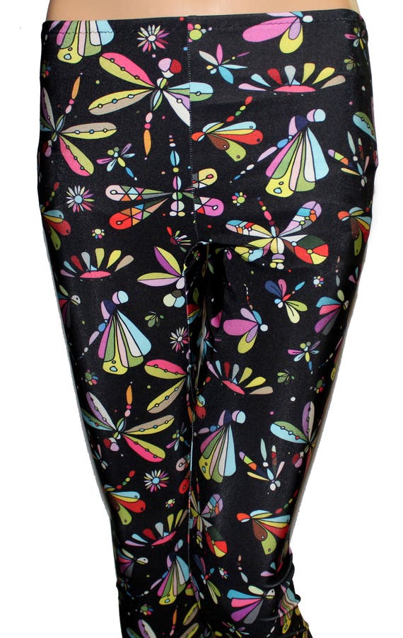 printed leggings with pockets