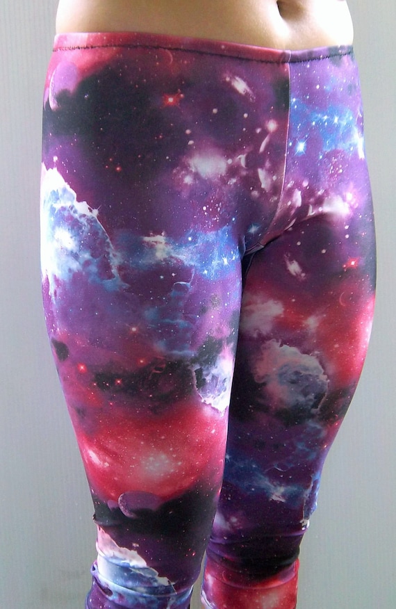 Galaxy Leggings Printed Leggings Yoga Pants Running Pants Pocket Leggings Leggings with Pockets