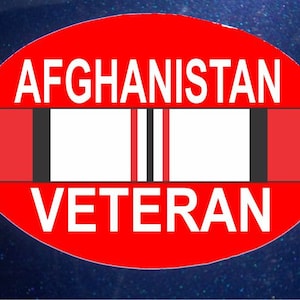 Afghanistan Veteran Car Magnet