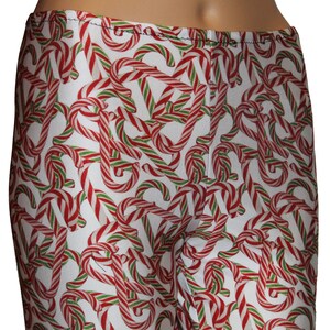 Youth Candy Cane Leggings, Christmas Leggings, Xmas Leggings, Printed WinterLeggings, Yoga Pants, Running Pants